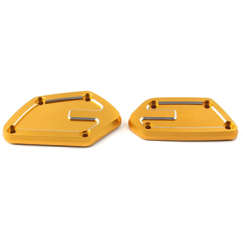 Gold Front Brake & Clutch Reservoir Cap for BMW K1600GT R1200GS R1250R R nineT (2011-2023)