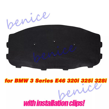 Car Hood Insulation Cotton Heat Pad for BMW 3 Series E46 (1998–2006)