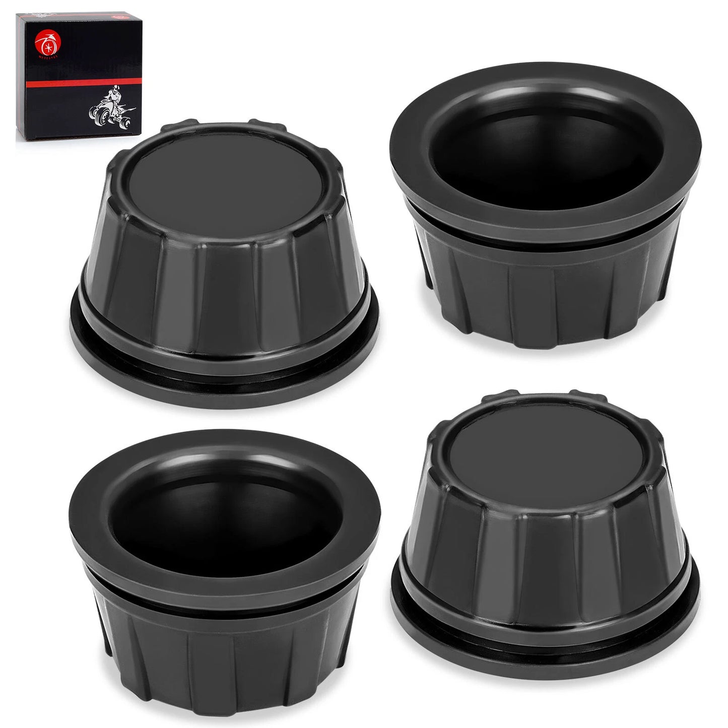 4-Pack Wheel Center Cap for Honda MUV700 Big Red 700 (2009-2013)