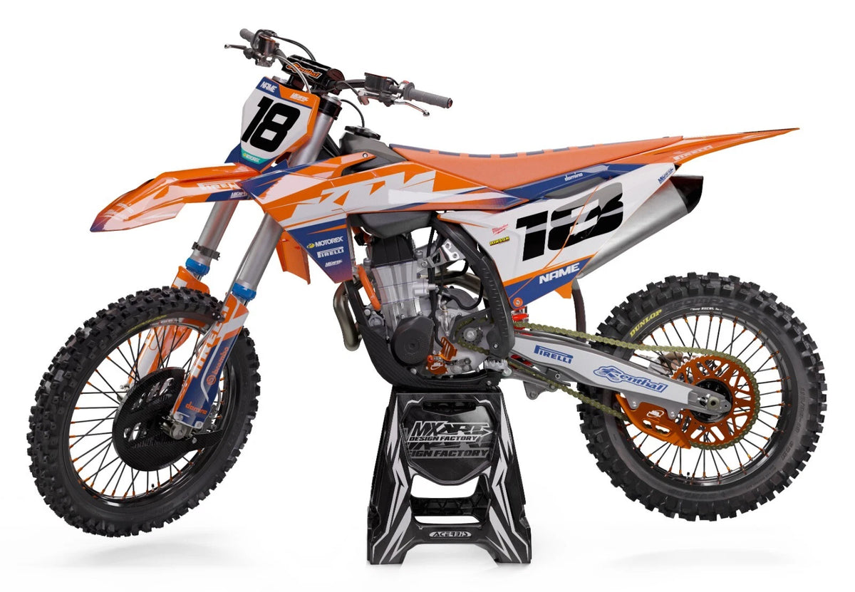 KTM SXF 450 Brixton Style Decal Kit Stickers (2023-2024)