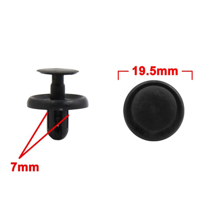 100pcs Plastic Push-Type Retainer Clips w/ Remover for Toyota