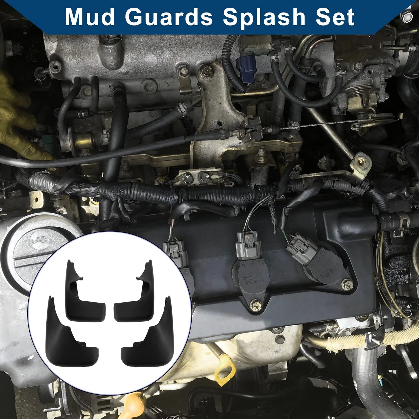 Mud Flaps Splash Guards for BMW X5 e53 (2002-2007)