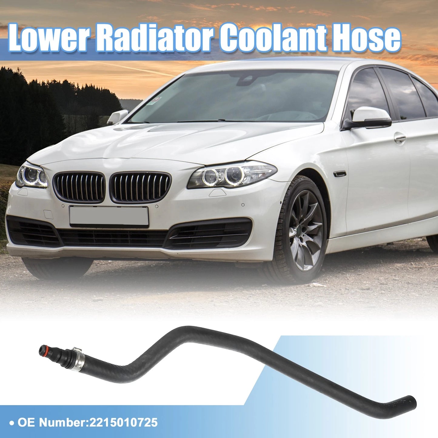 Radiator Coolant Hose for Mercedes-Benz CL550 4Matic Coupe 5.5L (2007-2013)