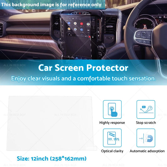 12" Touch Screen Protector Tempered Glass for RAM 1500 (2020-2022)
