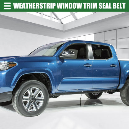 Rear Left Right Door Window Belt Weatherstrip for Toyota Tacoma (2005-2015)