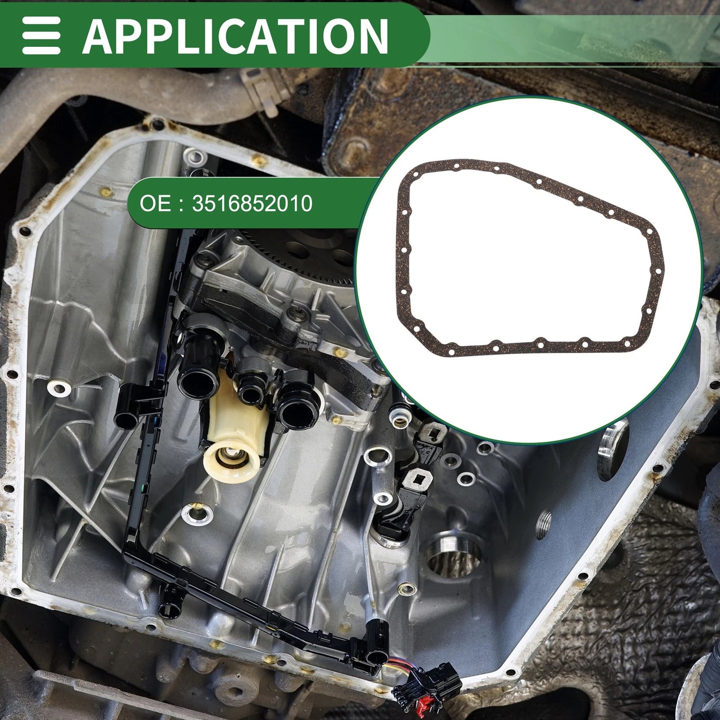 Oil Pan Gasket 1 Pcs for Toyota Vitz (2005–2010)