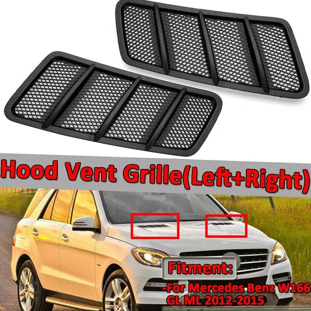 Hood Air Vent Grille Cover for Mercedes-Benz GL550 GL63 ML