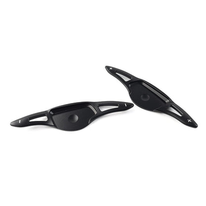 Black Interior Steering Wheel Paddle Shifter Extensions for Hyundai G90