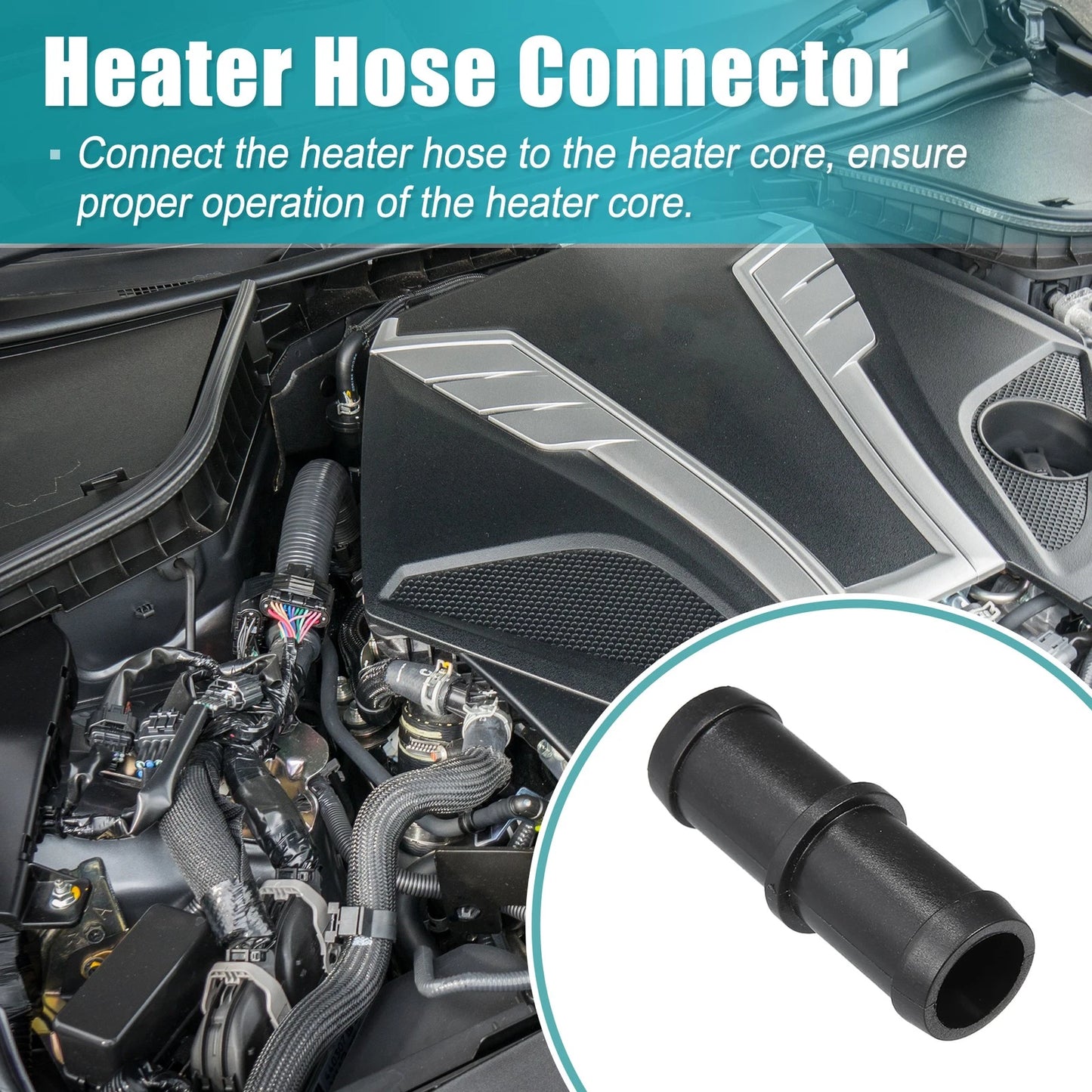 Heater Hose Connector for Infiniti G25 G37 EX35 FX35 M37 Q60 (2008-2015)