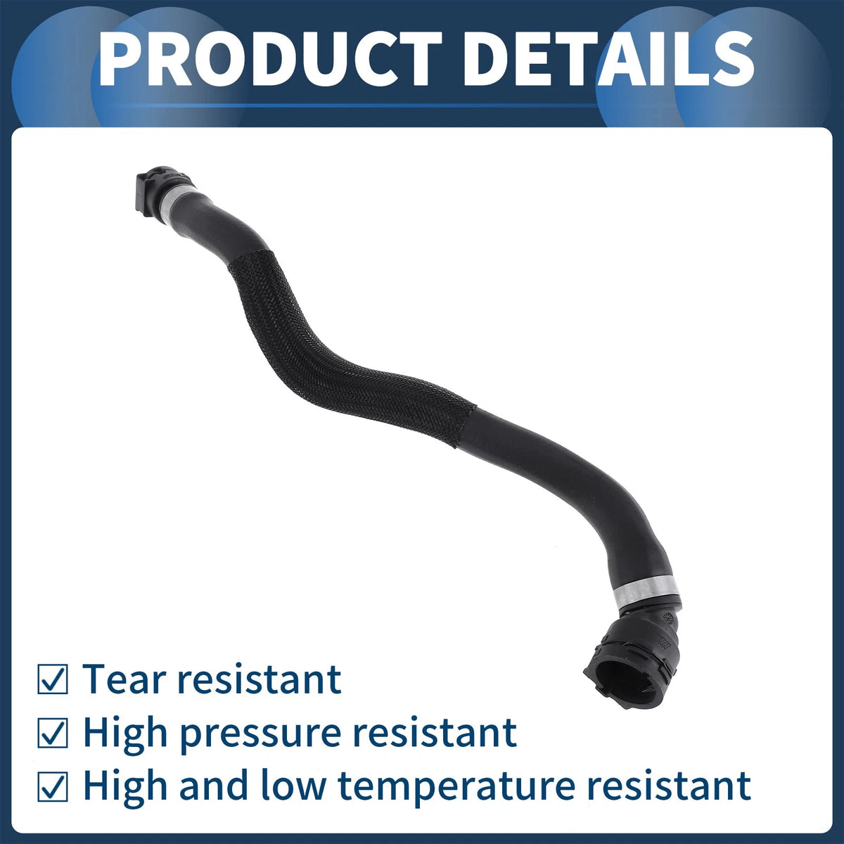 Radiator Hose  for BMW X1, Z4 (2012-2016) No. 17127612446 Rubber