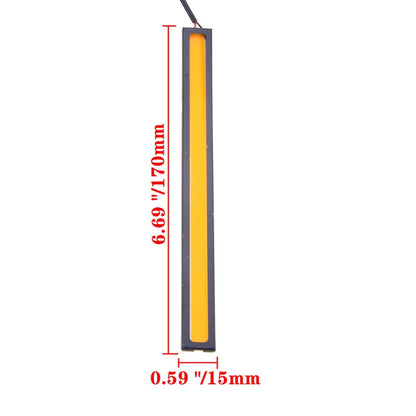 12V Waterproof DRL LED Strip Light Bar for Camping Caravan Boat Car Yellow