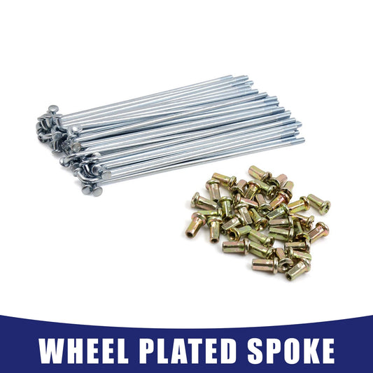 Wheel Plated Spoke 150mm Length with Nipples Set of 36 for Motorcycle Scooter