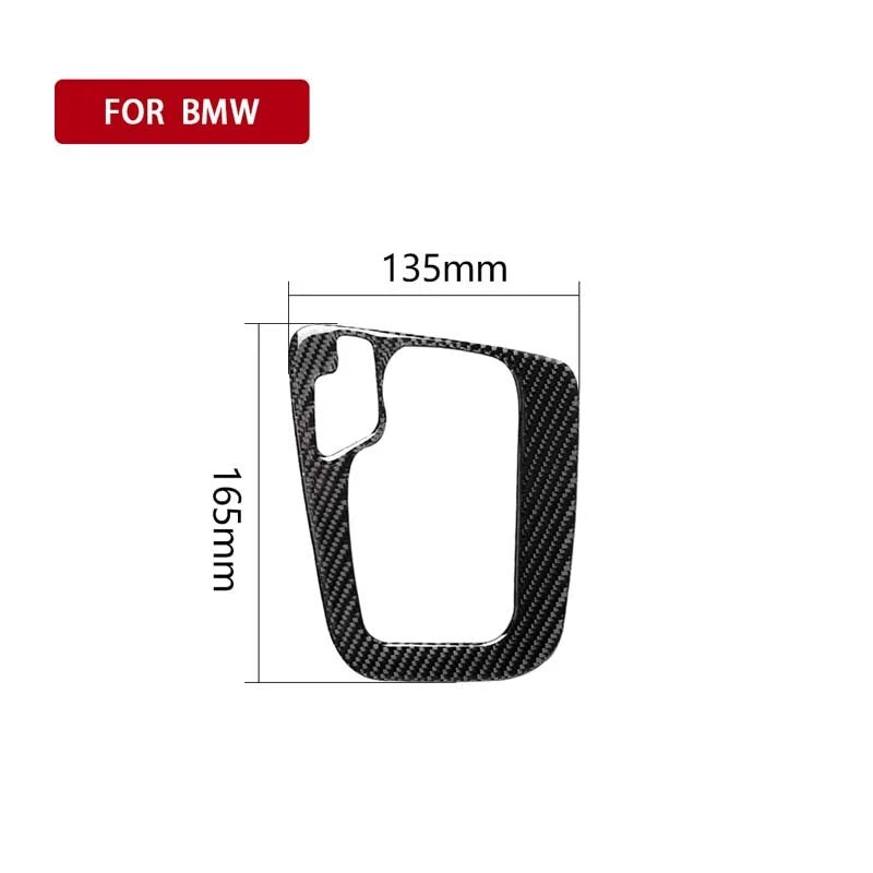 Carbon Fiber Center Gear Shift Sticker Trim fit For BMW 3 Series E46 1998-2005