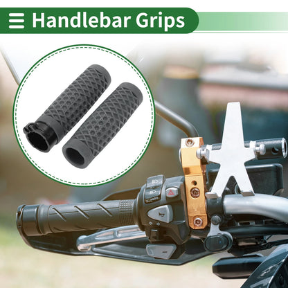 Handlebar Grips / 25mm / Grips TPU Dark Gray for Motorcycle
