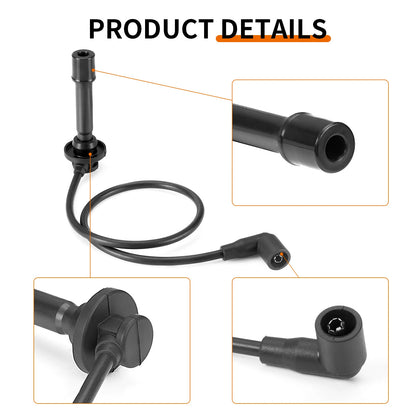 Ignition Coil & Spark Plug Kit for Kawasaki Mule PROFX/FXR/FXT KAF820