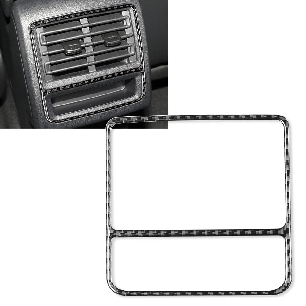Carbon Look Rear Seat Air Vent Outlet Trim for VW Golf 8 (2021-2023)