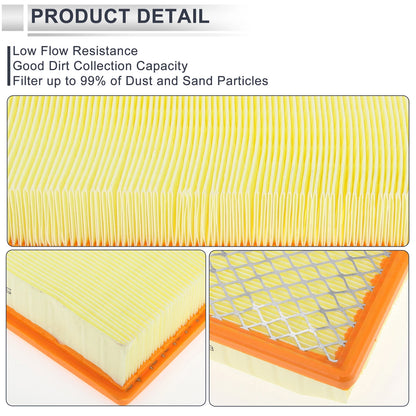 Air Filter for Dodge Ram 1500 Engine - 1 Pc