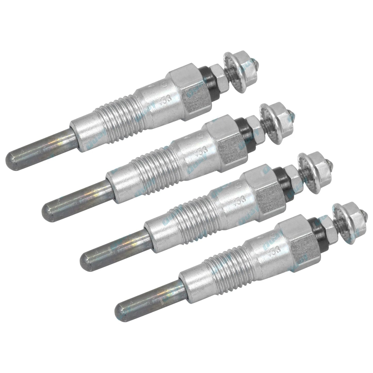 Set of 4 BOSCH Glow Plugs for Navara D21 1986 1987 Diesel 4cyl SD25 2.5L 2488cc