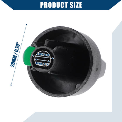 Air Conditioner Switch Knob for Ford E150 E250 (1993-1996) Plastic Black
