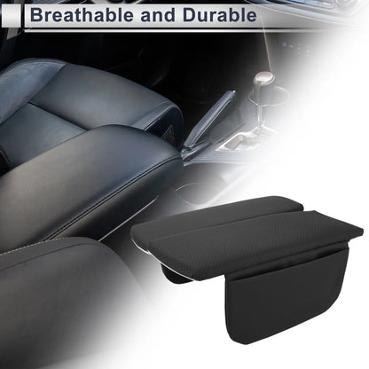 Car Center Console Cover for BMW X5 (2019-2024) - Black Storage Bag Set