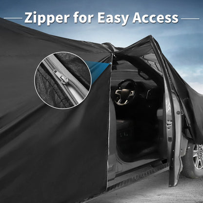 Waterproof Car Cover for Jimny JB64W/JB74W Black 385x148x160cm (2018-2023)
