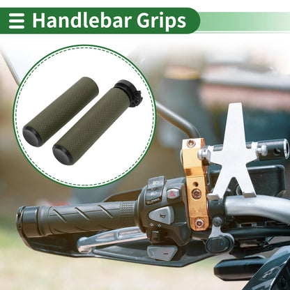 Handlebar Grips / 7/8" 22mm / Green for Motorcycle