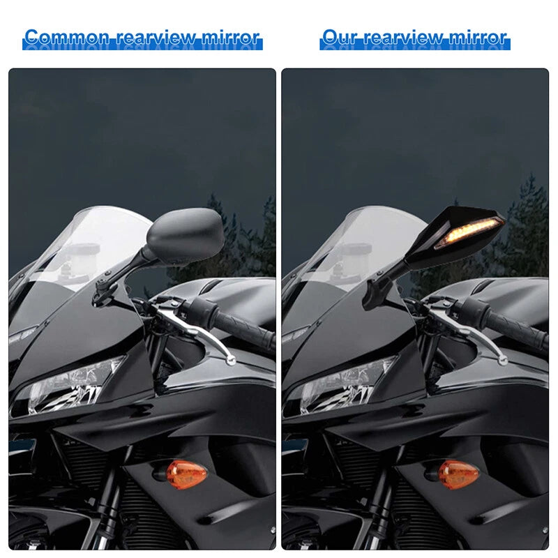 Rearview Mirrors LED Turn Lights for Honda CBR 600 F3 F4 (1995-2000)