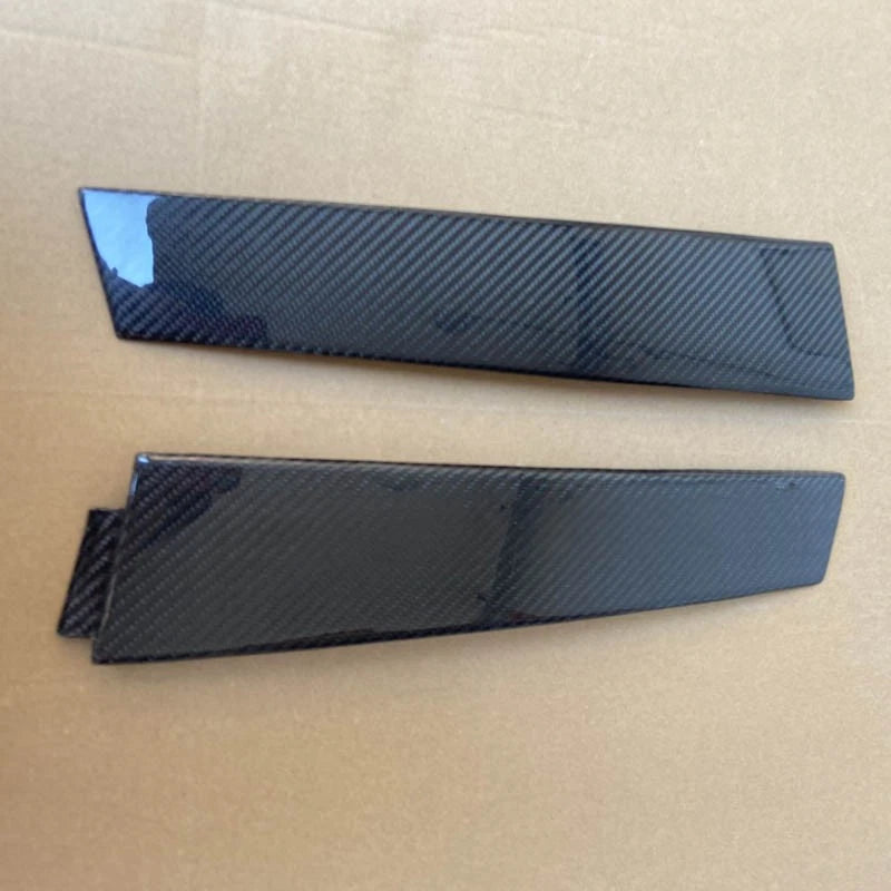 Real Carbon Fiber Replace B Pillar Cover Trim for Nissan Skyline R33 1994-1997