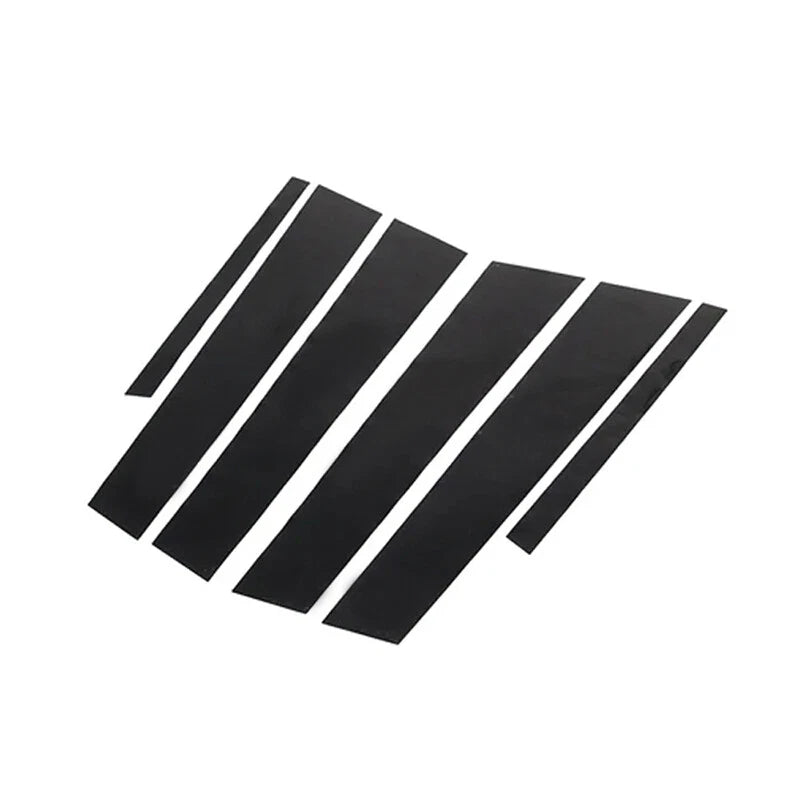 Glossy Black Window Door Trim Covers for BMW 3-Series E90 (2005-2012)