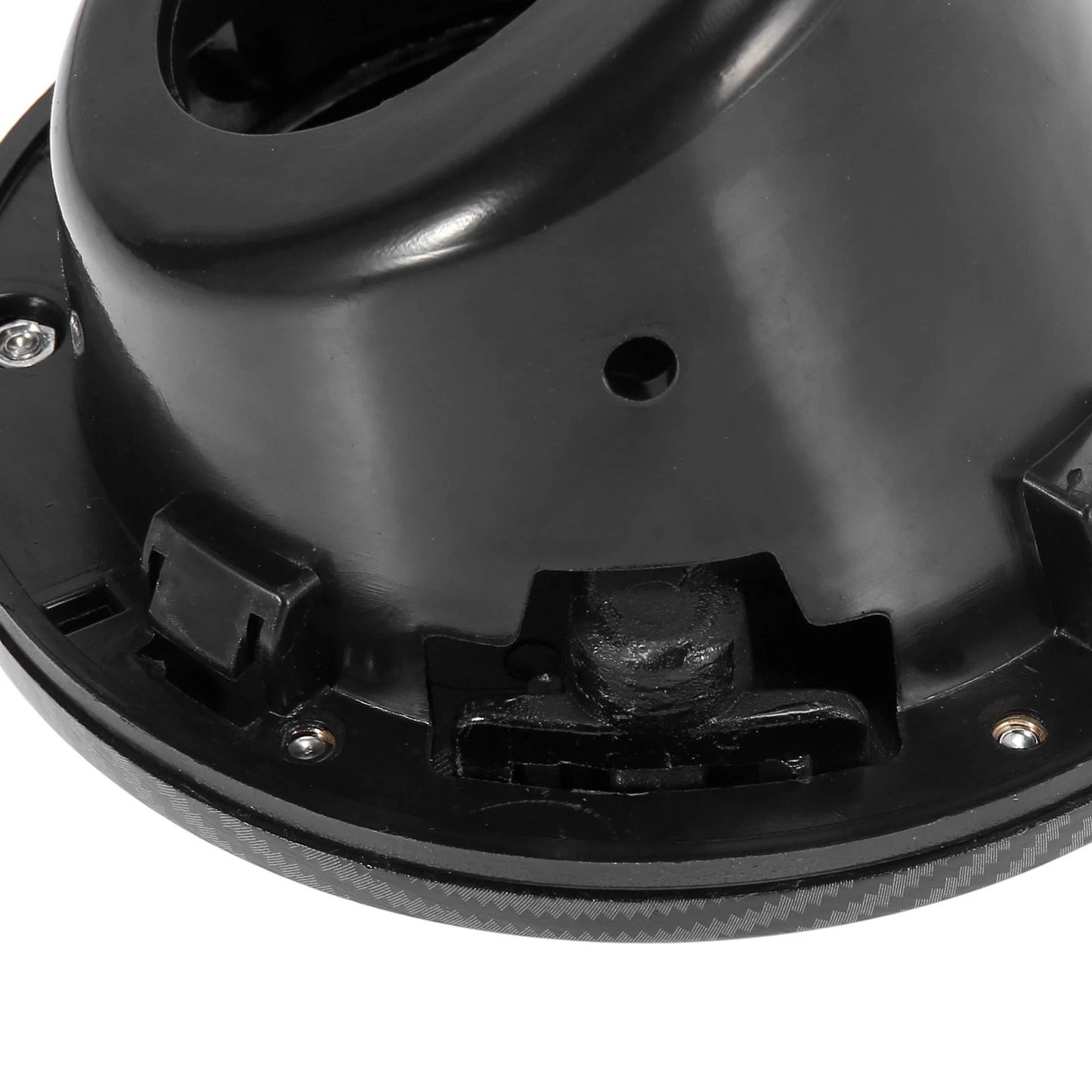 Black Carbon Fiber Fuel Filler Door Cover for Jeep