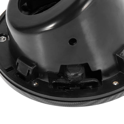 Black Carbon Fiber Fuel Filler Door Cover for Jeep