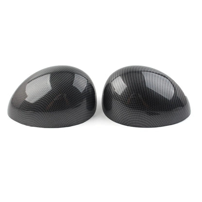 Carbon Fiber Look Door Wing Mirror Covers for Mini R55 R56 R57 R58 R59 R60 R61 (2007-2015)