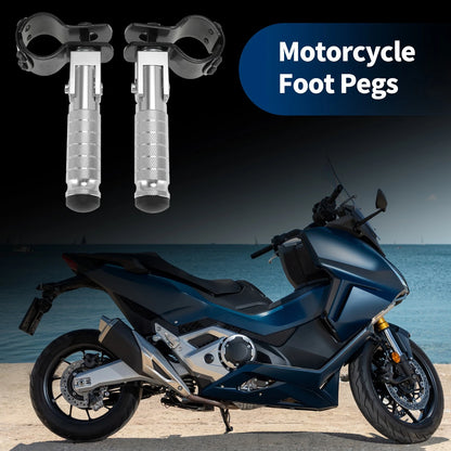 1 Pair Universal Motorcycle Rear Footrest for Honda, Suzuki, Kawasaki