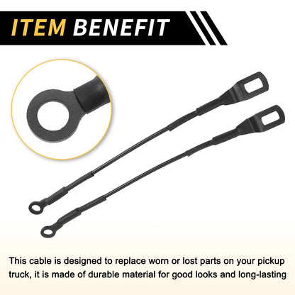 Tailgate Cables for Toyota Tacoma (2005-2023) - 1 Pair Support Cables