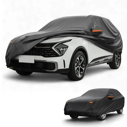 Waterproof Car Cover for Kia Sportage 2010-2024 Black Aluminum Film