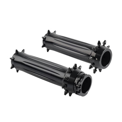 1'' Spikes Motorcycle Hand Grips for Harley Touring Dyna Softail (2000-2023)