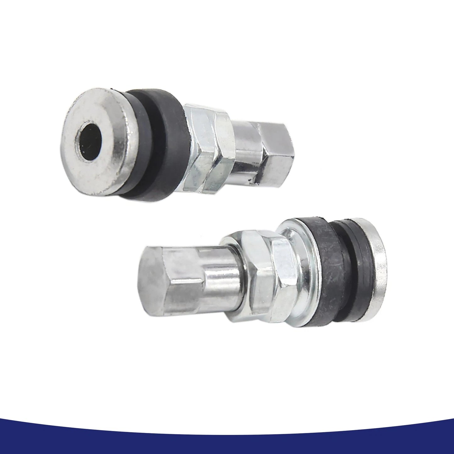 Bolt-in Motorcycle Tubeless Wheel Tire Valve Stem w Dust Cap 4 x for Motorcycle