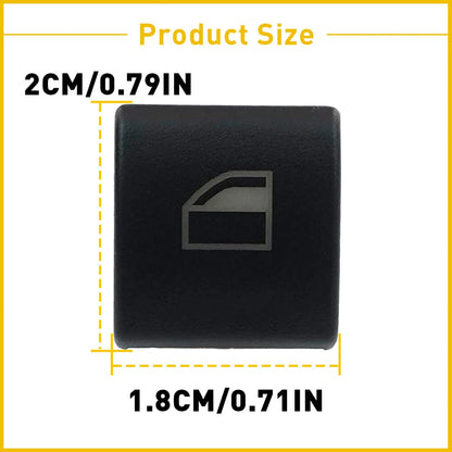 4PCS Window Switch Button Cap for BMW E46 (1998–2006)