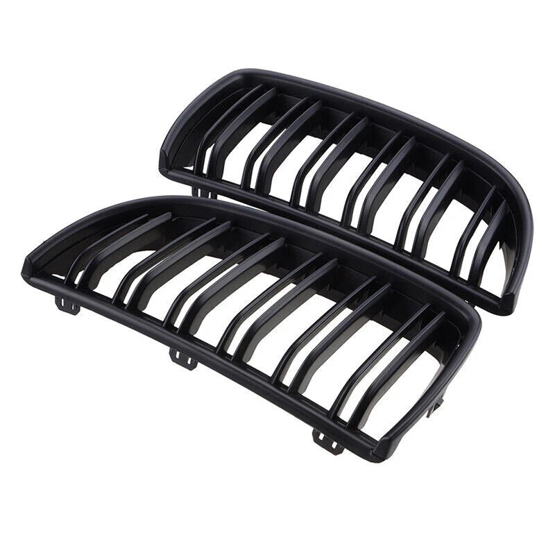 Matte Black Front Kidney Grille for 2005-2008 BMW E90 E91 (2005-2008)