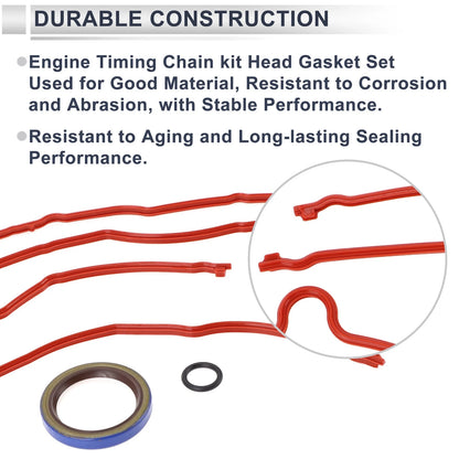 Timing Cover Gasket Set for Ford GT 5.4L V8 DOHC 32v Engine (2005-2006)