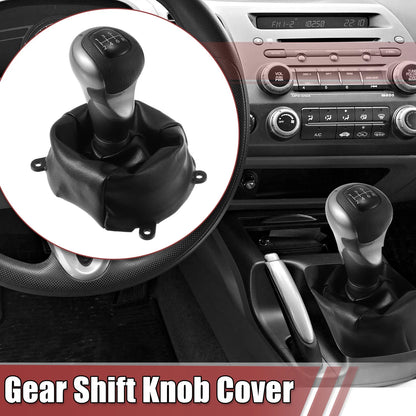 Manual Gear Shift Knob 6 Speed for Honda Civic (2006-2011) Black