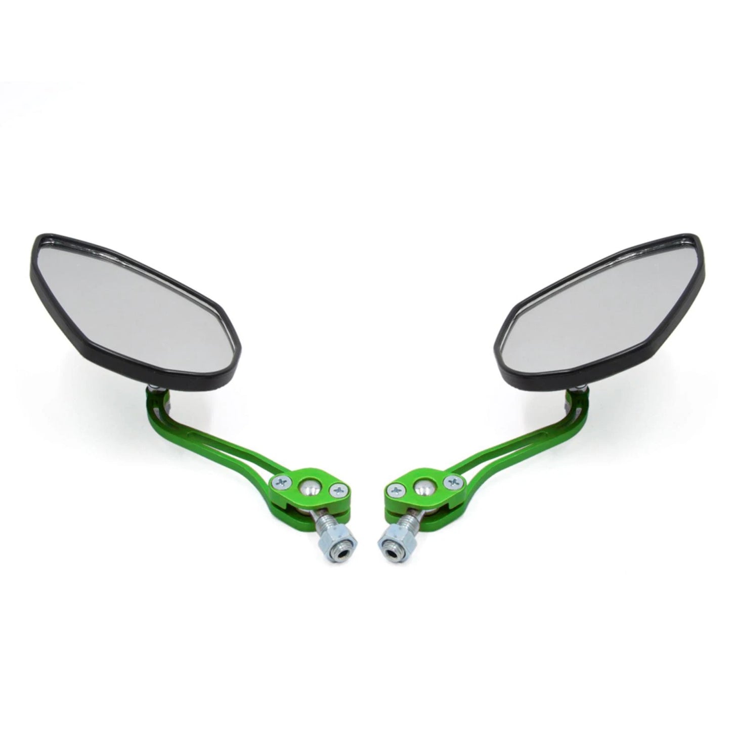 8mm 10mm Rearview Side Wing Mirror Pattern Green