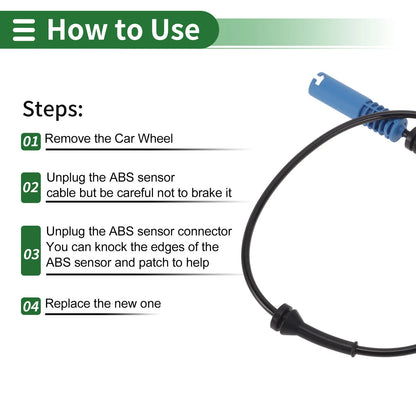 ABS Wheel Speed Sensor for BMW Z3 2001-2002 Front Left (2001-2002)