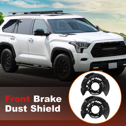 Front Left & Right Brake Dust Shields for Toyota Sequoia (2008)