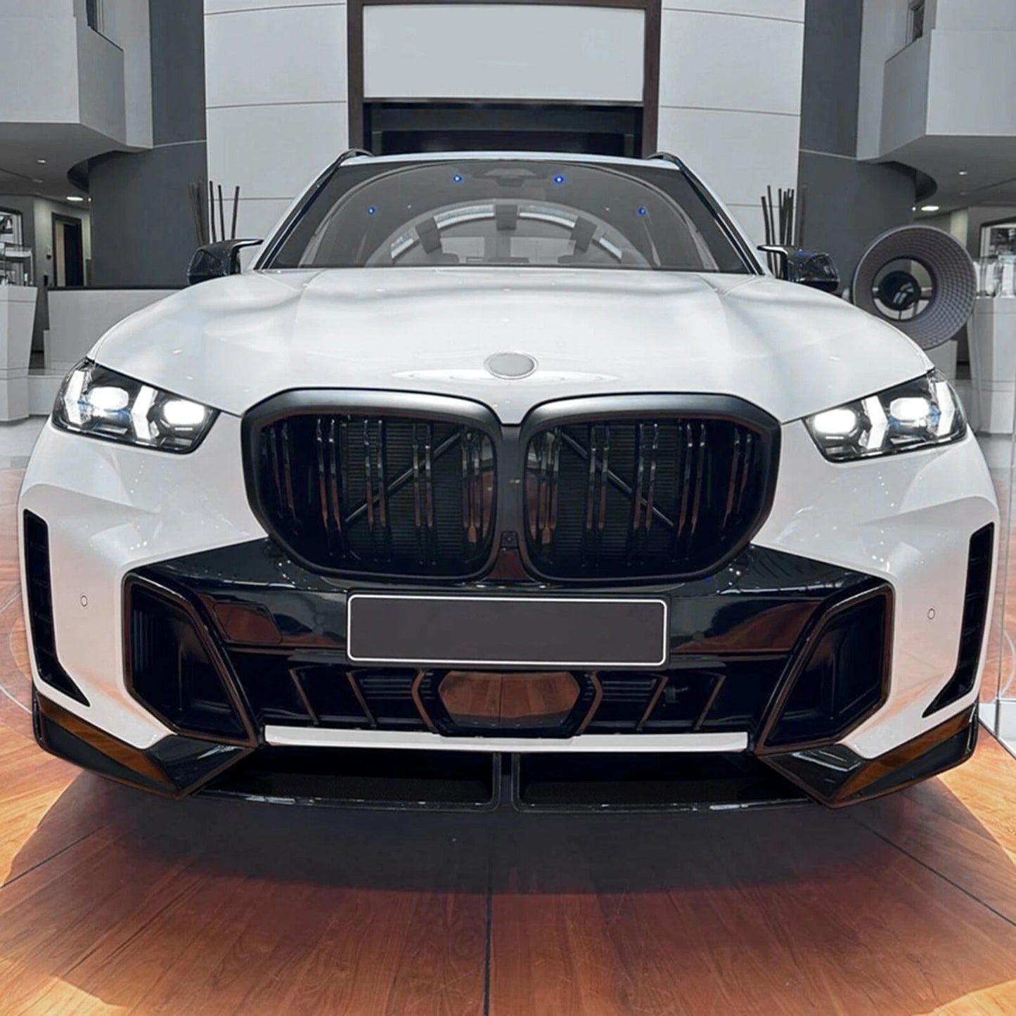 3 x Front Bumper Spoiler Lip Kit for BMW X5 G05 LCI M Sport (2023-2024)