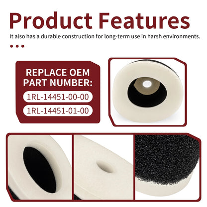 Yamaha Element Air Filter for BW200 200 Big Wheel (1986-1988)