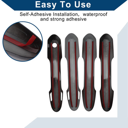 Door Handle Cover Trim for Toyota Rav4 (2019-2024) Black
