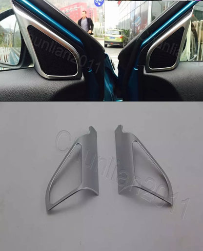 Interior Front Door Triangle Stereo Speaker Cover Trim for Suzuki VITARA (2018-2023)