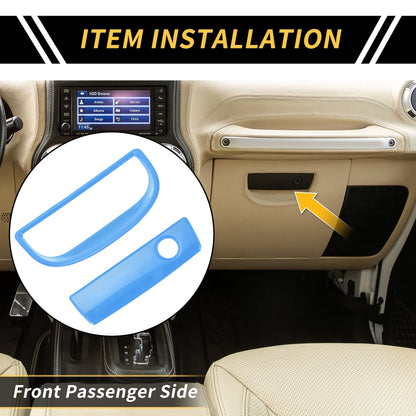 Glove Box Handle Switch Cover Trim for Jeep Wrangler JK (2007-2017)