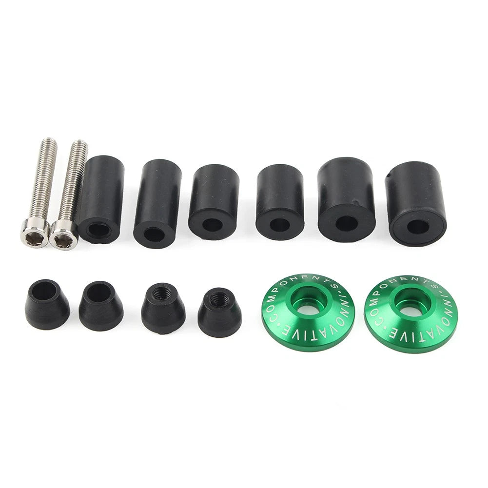 7/8'' Handle Bar End Weights Grips Cap Plugs for Dirt Bike Motor Green